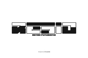 Resio a typeface