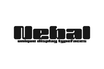 Nebal-Bold Rounded Typeface