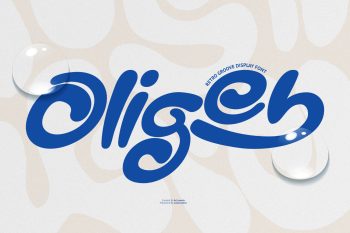 Oligeb - Retro Groove Display Font