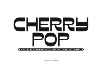 Cherry Pop – Playful Retro Display Font