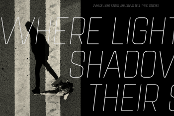 Neon Block – Thin Condensed Italic Display Font