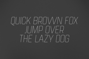 Neon Block – Thin Condensed Italic Display Font